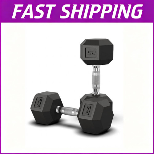 50lb pair hex dumbbell hand - pair,